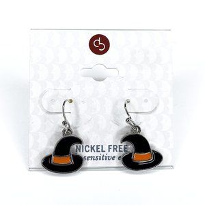 FREE ADD ON Dressbarn Halloween Witch Hat Earrings